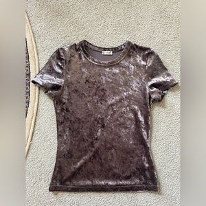Free People Velvet Baby Tee